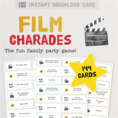 Movie Charades: A Hilariously Cinematic Party Game for All Ages!